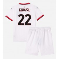 Dětský fotbalový dres AC Milan Emerson Royal #22 2024-25 Venkovní Krátký Rukáv (+ trenýrky)